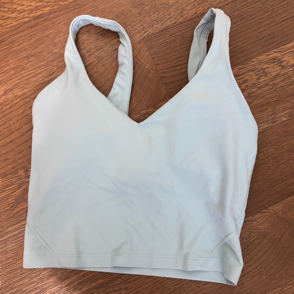 Lululemon Align Tank Top - Light Support, A/B Cup - Icing Blue - Size 4